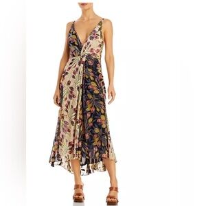 Cinq a Sept Carolee Floral V-Neck Maxi Dress